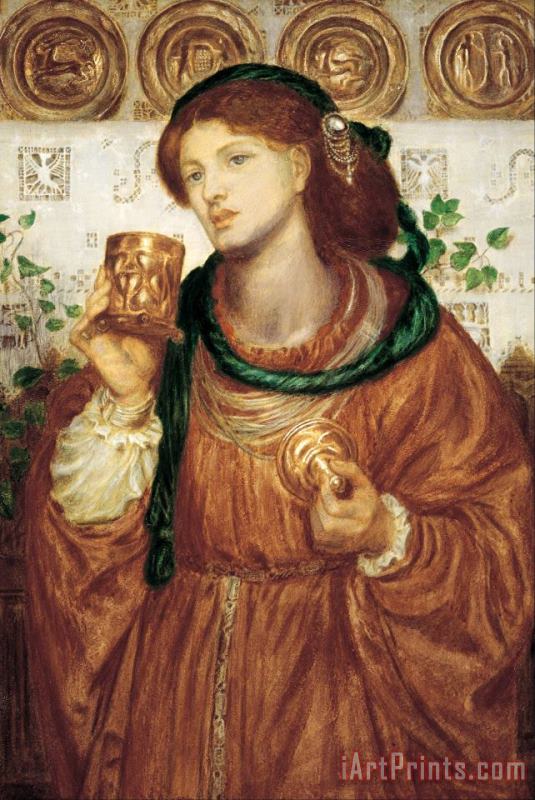 Dante Gabriel Rossetti The Loving Cup Art Print