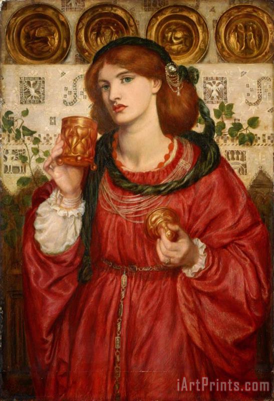 The Loving Cup 3 painting - Dante Gabriel Rossetti The Loving Cup 3 Art Print