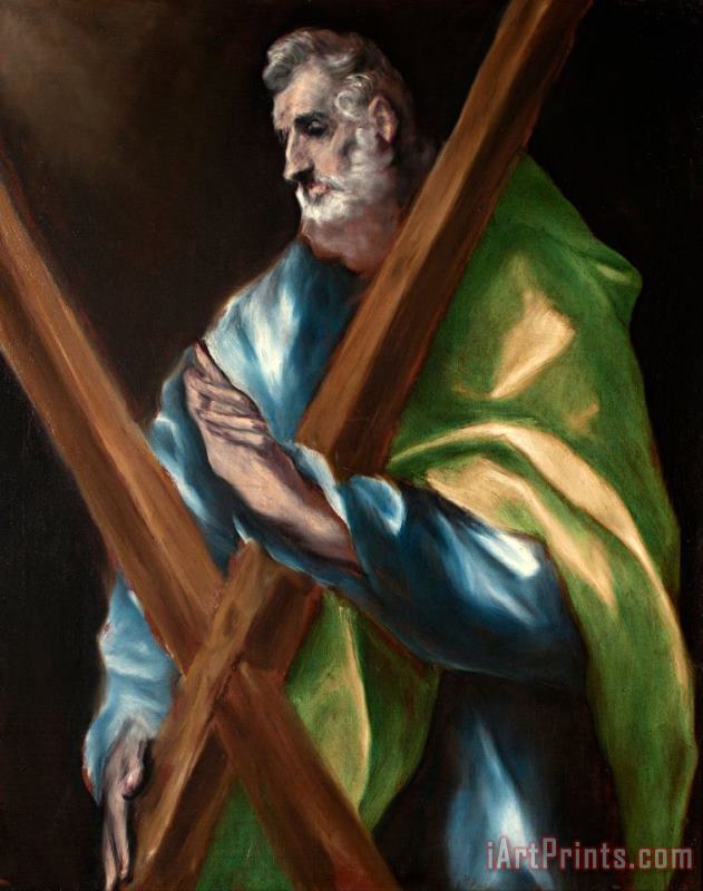 Domenikos Theotokopoulos, El Greco St. Andrew Art Print