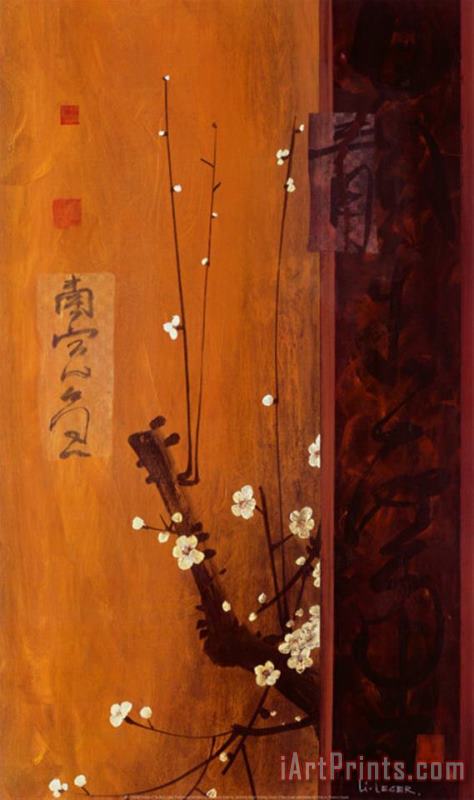 don li leger Oriental Blossoms I Art Print