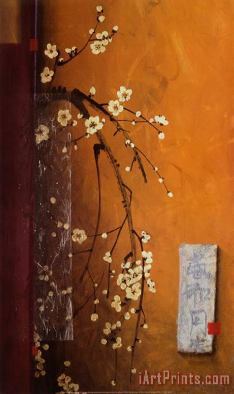 Oriental Blossoms Iii painting - don li leger Oriental Blossoms Iii Art Print