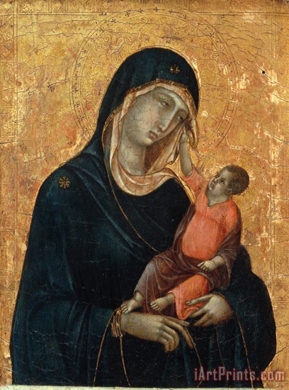 Madonna And Child painting - Duccio Madonna And Child Art Print