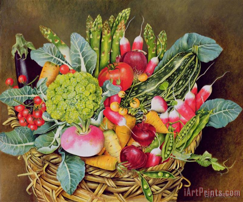 EB Watts Summer Vegetables Art Painting