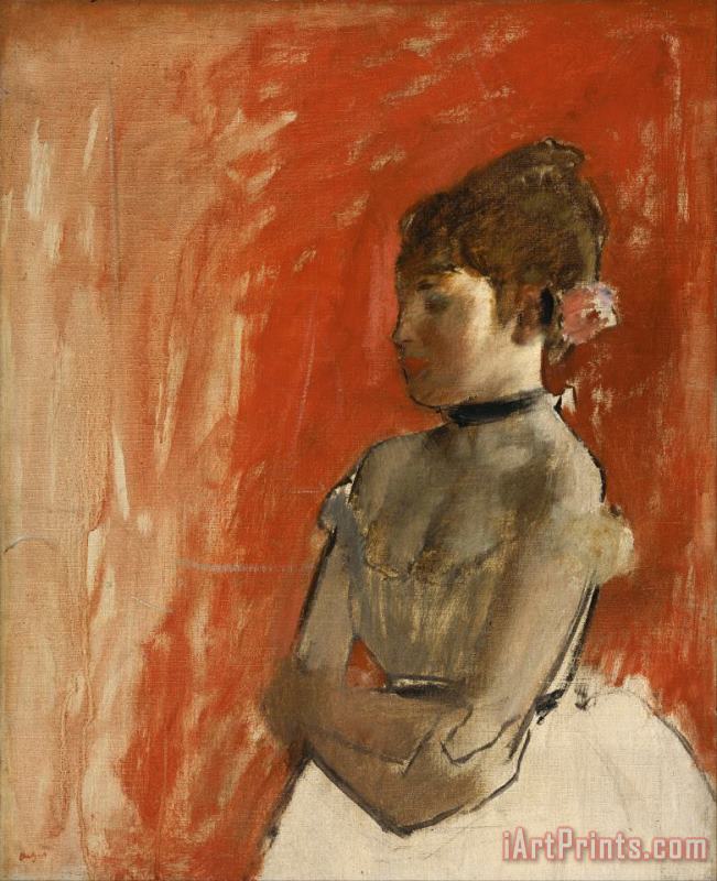 Ballet Dancer with Arms Crossed painting - Edgar Degas Ballet Dancer with Arms Crossed Art Print