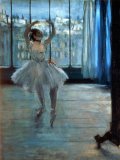 Edgar Degas - Dancer in Front of a Window painting