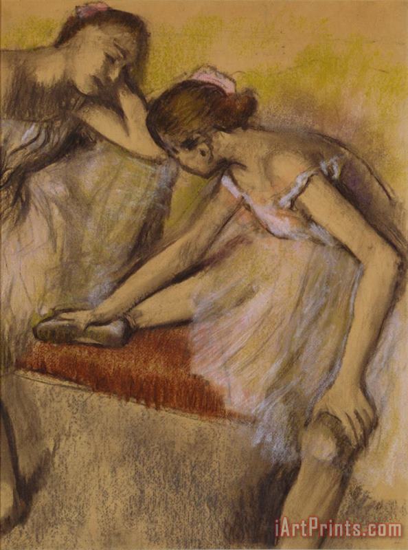 Dancers in Repose painting - Edgar Degas Dancers in Repose Art Print