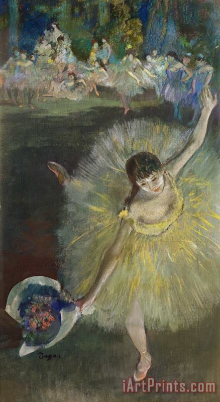 Edgar Degas End of an Arabesque Art Painting