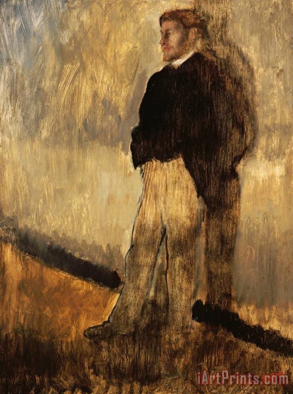 Edgar Degas Portrait of a Man Art Print