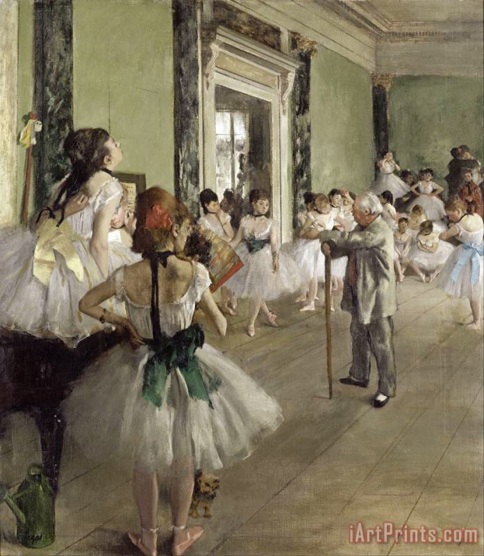 The Ballet Class painting - Edgar Degas The Ballet Class Art Print