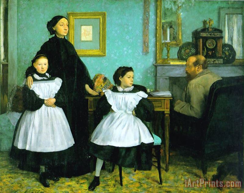 Edgar Degas The Bellelli Family Art Print