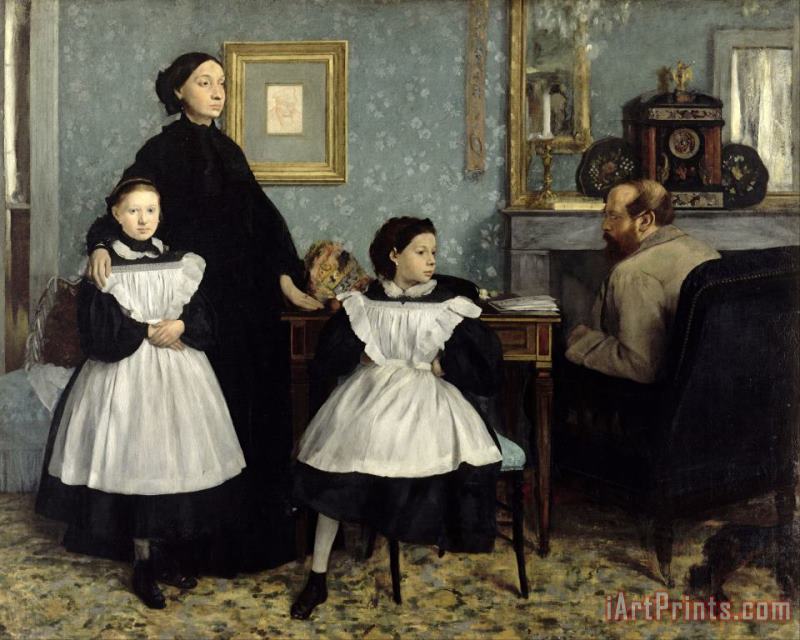 Edgar Degas The Bellelli Family Art Painting