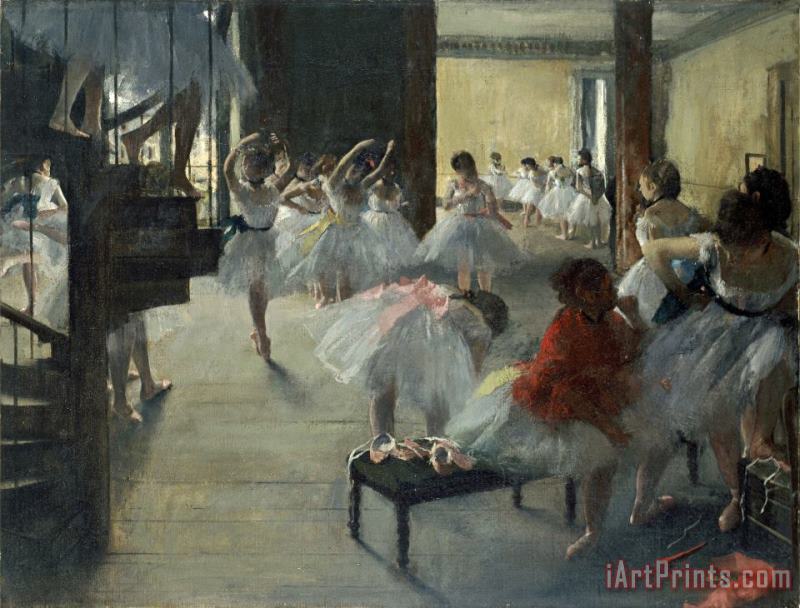 Edgar Degas The Dance Class Art Painting
