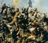 Edgar Samuel Paxson - Battle of Little Bighorn painting