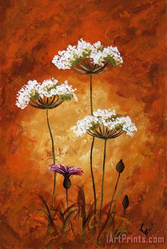 Edit Voros My flowers - Wild flowers Art Painting