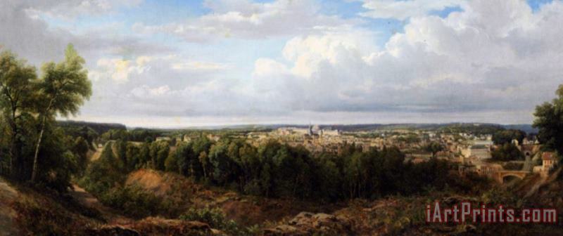 Edouard Jean Marie Hostein View of Lyon Art Painting