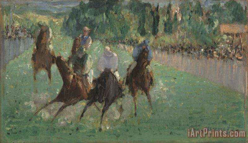 Edouard Manet At The Races Art Print