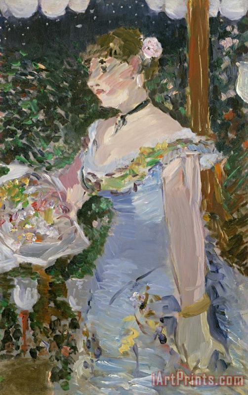 Edouard Manet Cafe Concert Singer Art Painting
