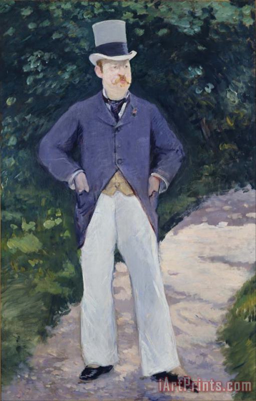 Portrait of Monsieur Brun painting - Edouard Manet Portrait of Monsieur Brun Art Print