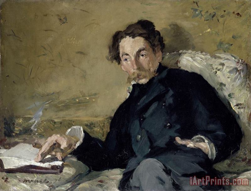 Stephane Mallarme painting - Edouard Manet Stephane Mallarme Art Print