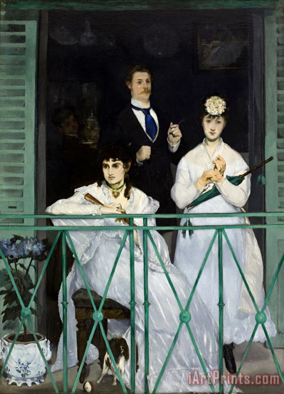 The Balcony painting - Edouard Manet The Balcony Art Print