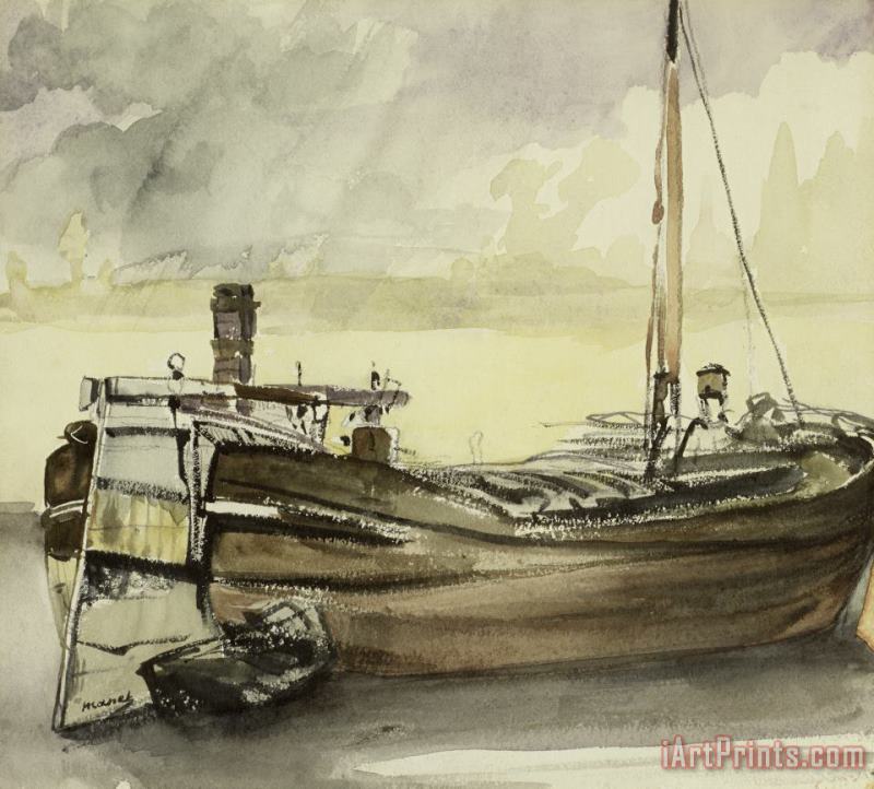 Edouard Manet The Barge Art Painting
