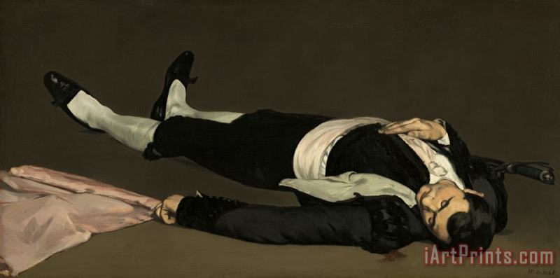 The Dead Toreador painting - Edouard Manet The Dead Toreador Art Print