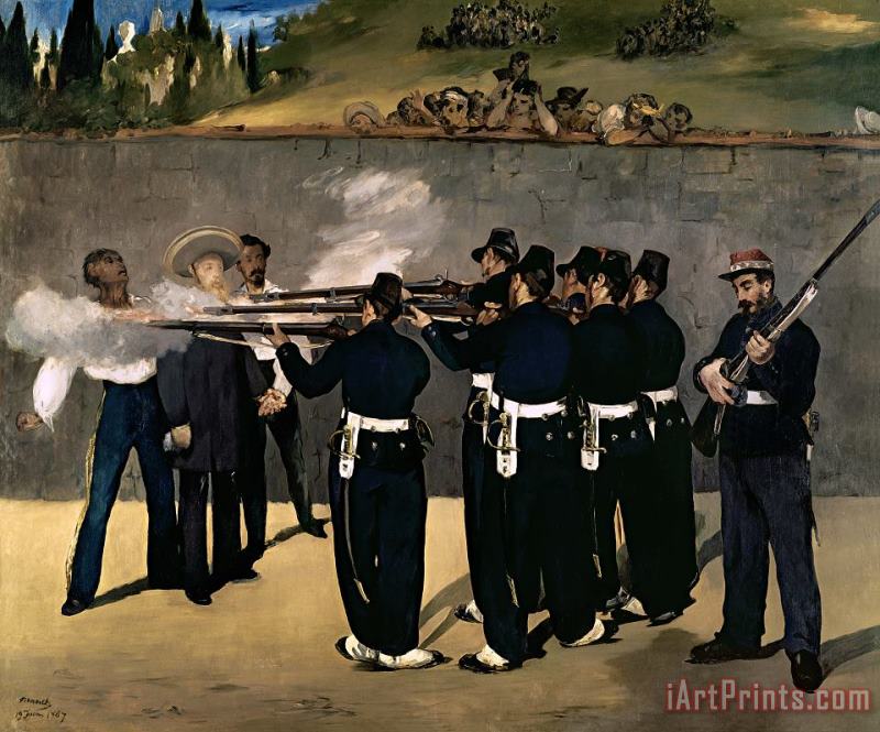 Edouard Manet The Execution of the Emperor Maximilian Art Painting
