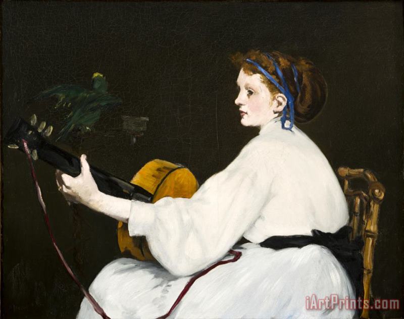 Edouard Manet The Guitar Player Art Painting