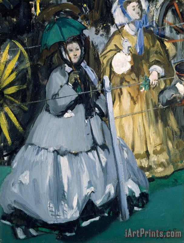 Women at The Races painting - Edouard Manet Women at The Races Art Print