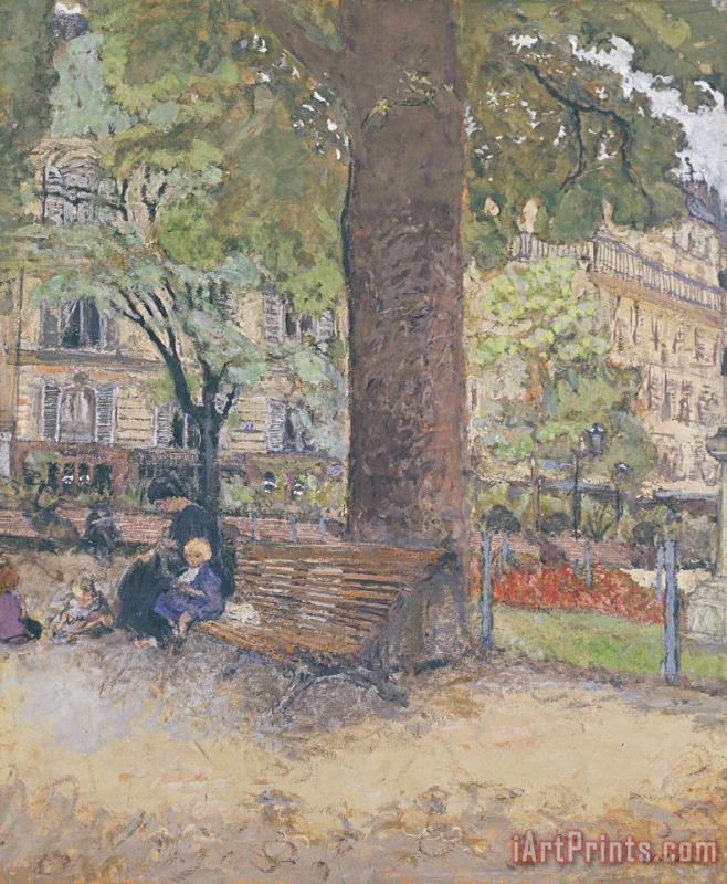 The Square at Vintimille painting - Edouard Vuillard The Square at Vintimille Art Print