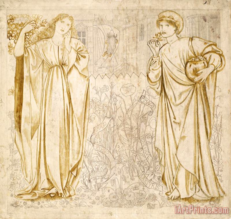 Chaucer's 'legend of Good Women' 3 painting - Edward Burne Jones Chaucer's 'legend of Good Women' 3 Art Print