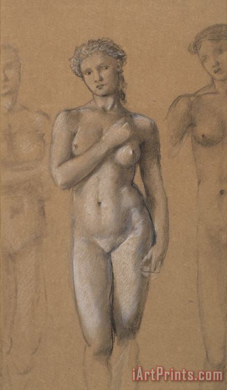 Edward Burne Jones Female Nude Art Print