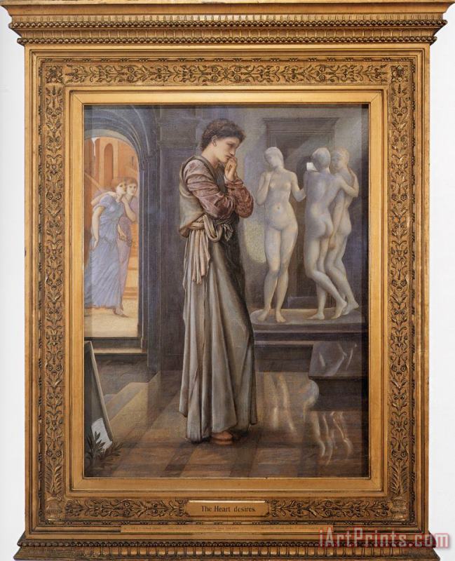 Edward Burne Jones Pygmalion And The Image I &#173; The Heart Desires Art Painting
