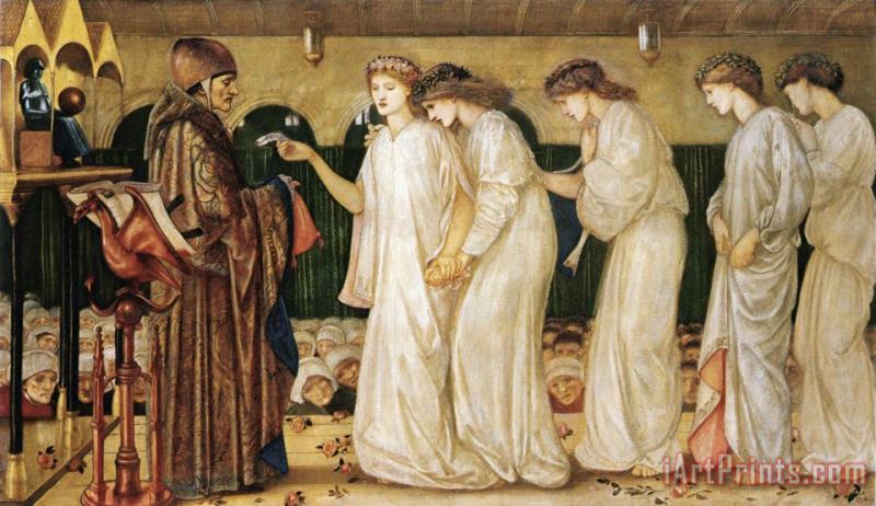 Edward Burne Jones Saint George And The Dragon Princess Sabra Drawing The Lot Art Painting