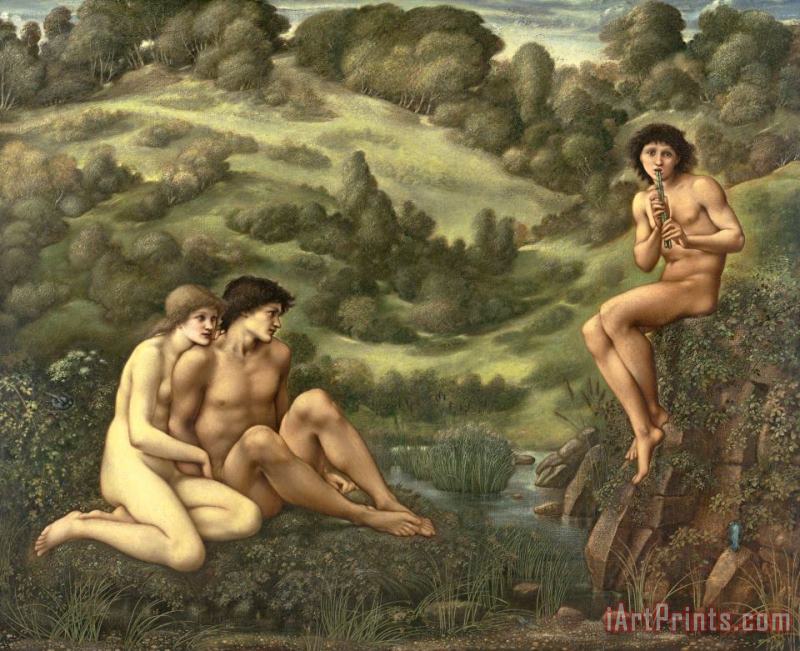 Edward Burne Jones The Garden of Pan Art Print