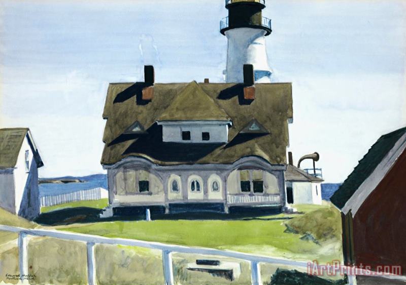 Edward Hopper Captain Strout's House Art Painting