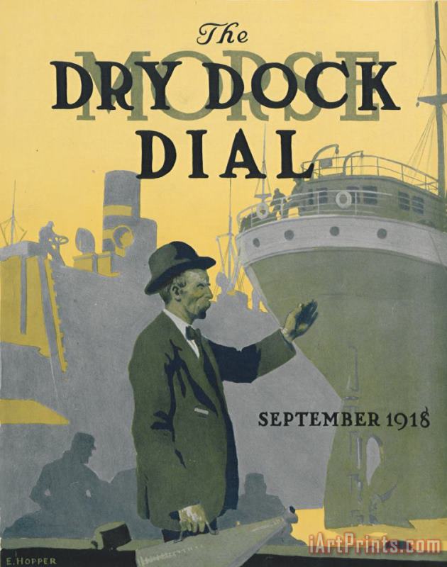 Edward Hopper Morse Dry Dock Dial Art Painting