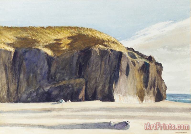 Oregon Coast painting - Edward Hopper Oregon Coast Art Print
