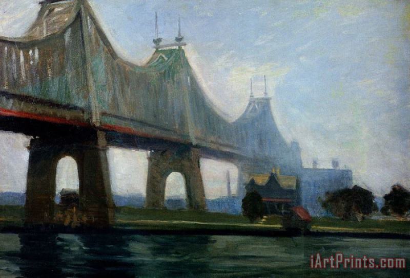 Edward Hopper Queensborough Bridge Art Painting