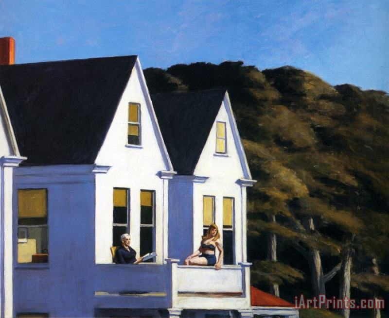 Edward Hopper Second Story Sunlight Art Painting