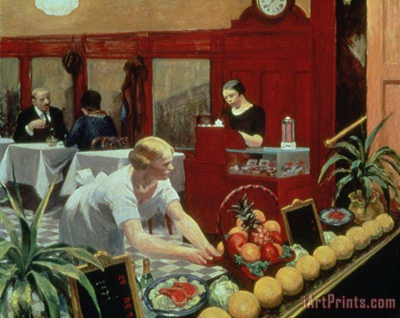 Edward Hopper Tables For Ladies Art Print