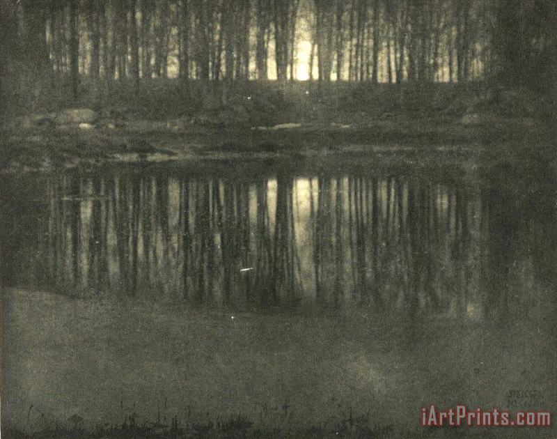 Edward Jean Steichen Moonlight The Pond Art Print