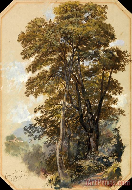 Corpo Di Cava, 28 June 1838 painting - Edward Lear Corpo Di Cava, 28 June 1838 Art Print
