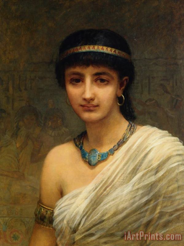 A Votary of Isis painting - Edwin Longsden Long A Votary of Isis Art Print