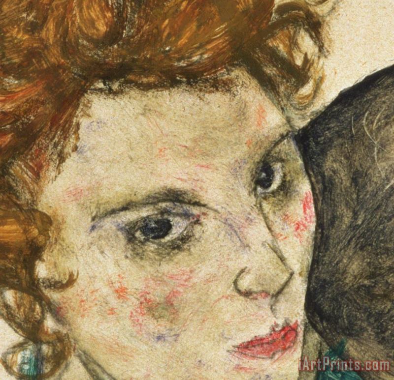 Egon Schiele Seated Woman with Bent Knee Art Print