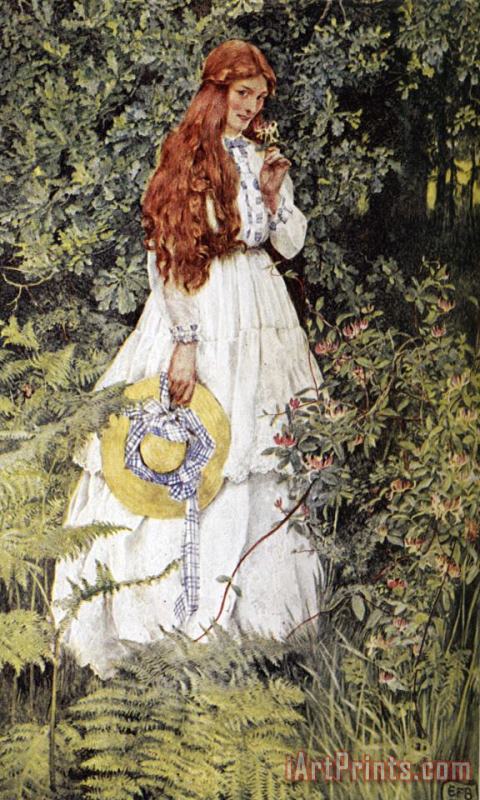 Eleanor Fortescue Brickdale Is She Not Pure Gold, My Mistress Art Painting