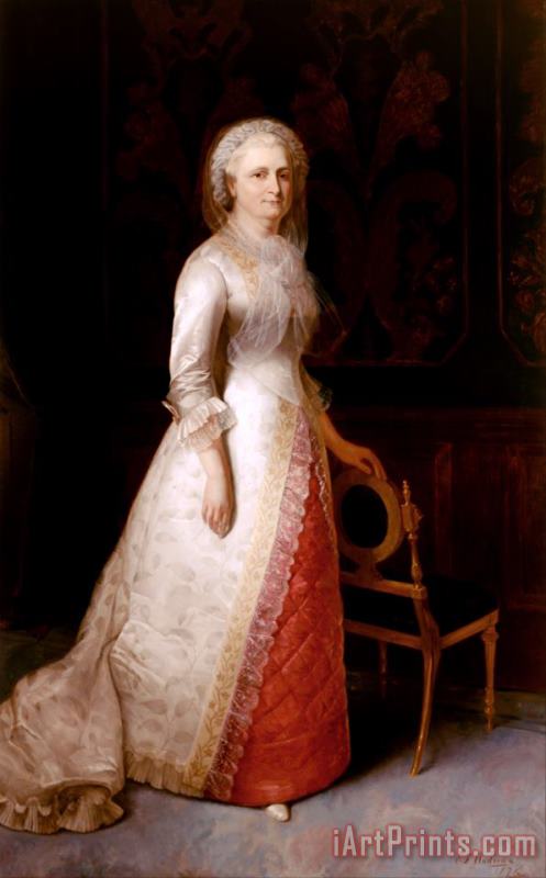 Eliphalet Frazer Andrews Martha Dandridge Custis Washington (mrs. George Washington) Art Print