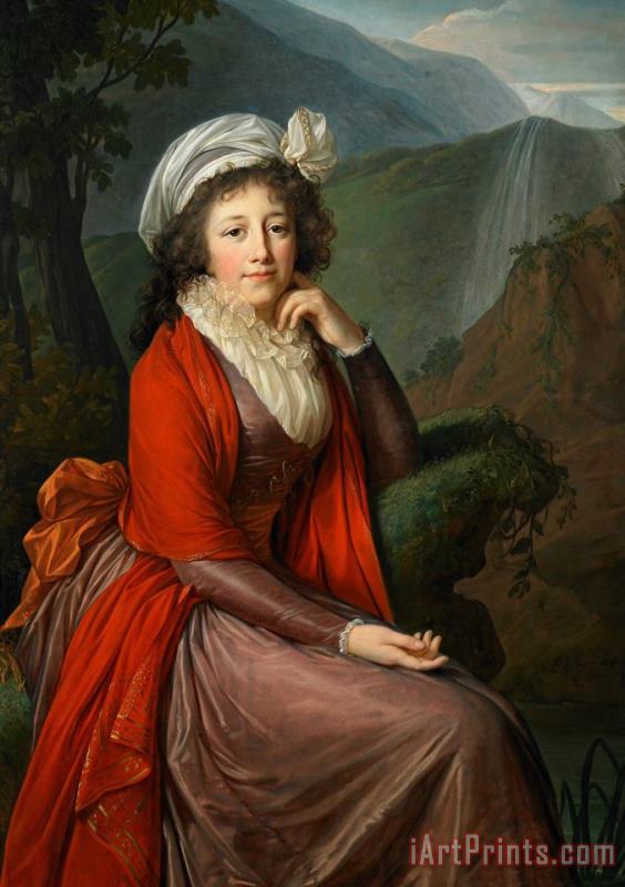 Elisabeth Louise Vigee Lebrun Maria Theresia Bucquoi Art Painting