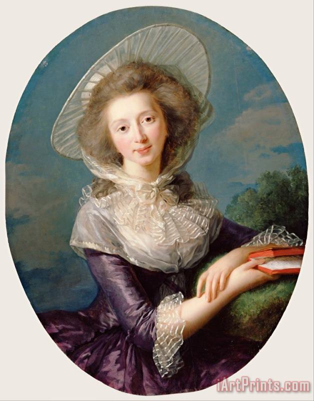 Elisabeth Louise Vigee Lebrun The Vicomtesse De Vaudreuil Art Painting
