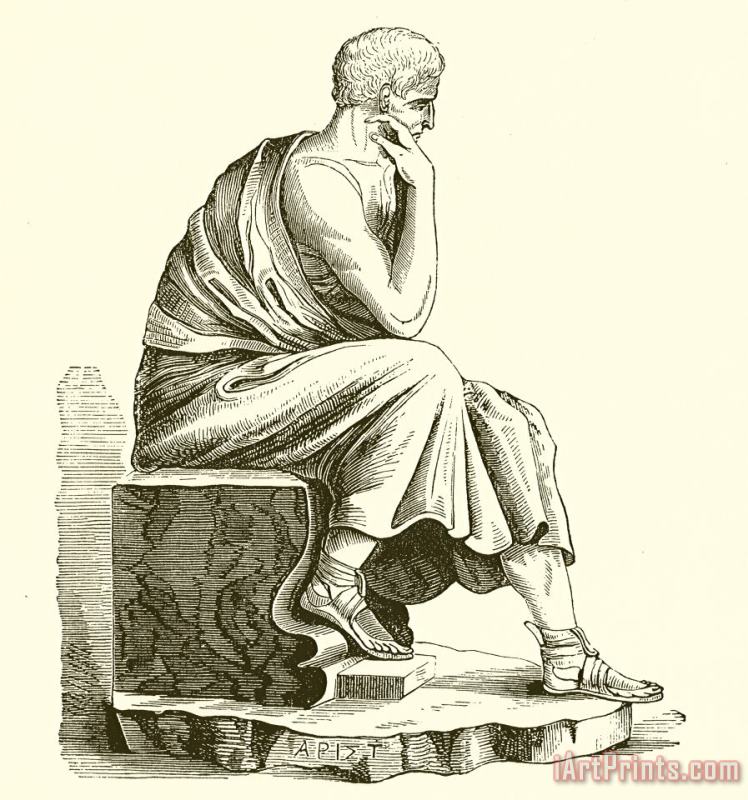 English School Aristotle Art Print